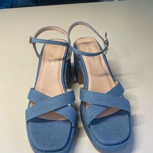 Woman’s denim shoes